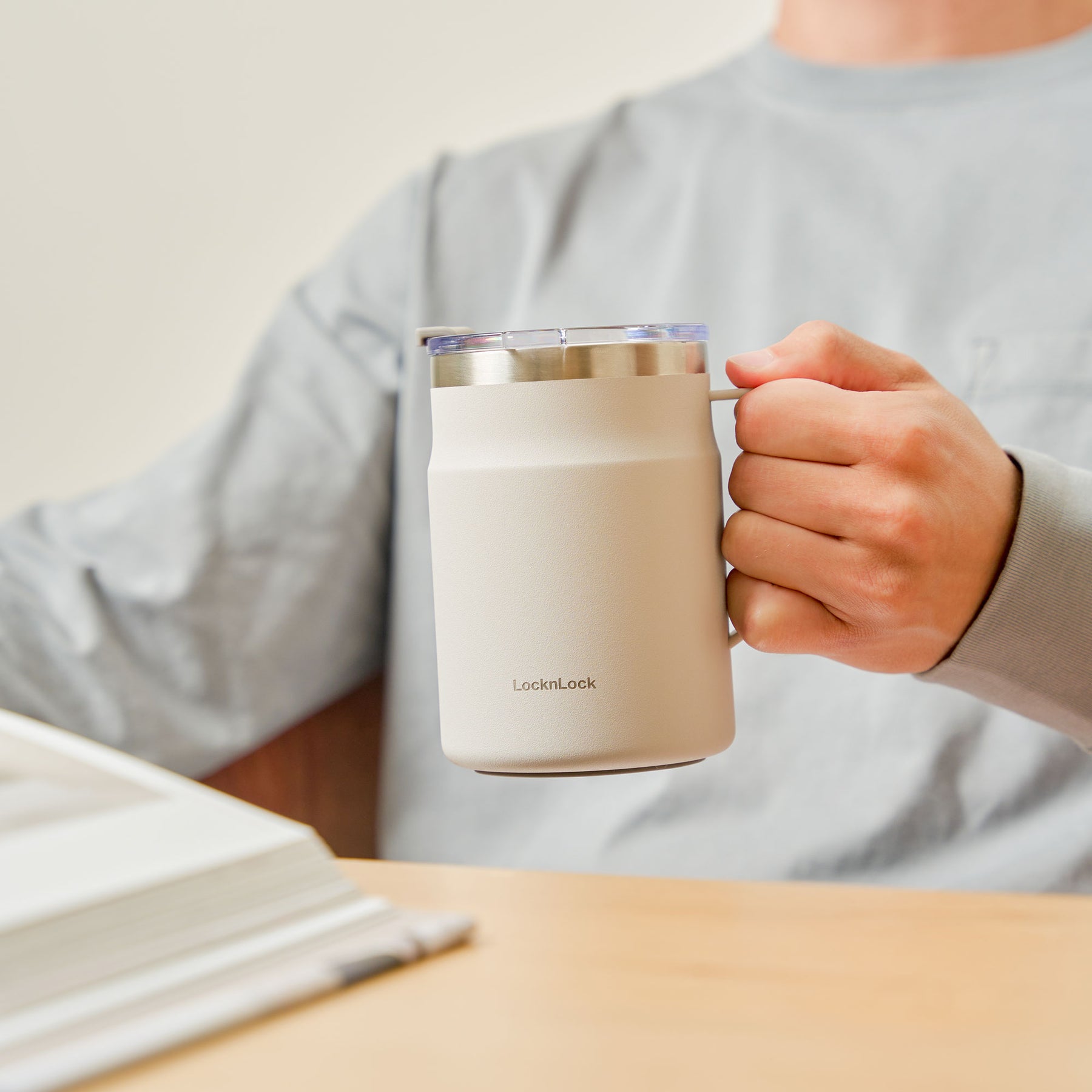 VOLCAROCK 16 Oz Coffee Mug with Handle and Lid, BPA Free Coffee Cup, Keep  Cold 6 Hours and Keep Warm…See more VOLCAROCK 16 Oz Coffee Mug with Handle